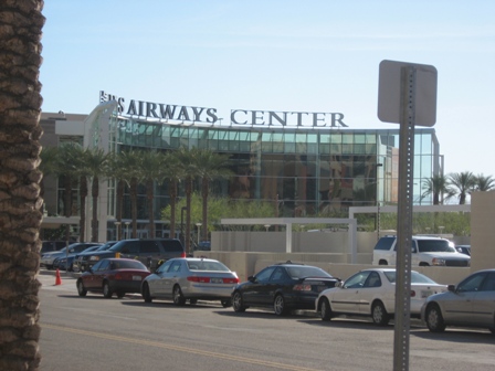 Photo by: Andrew Barker-Photo of: Outside US Airways Center